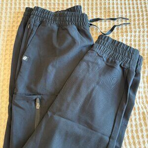 JAANUU - MEN'S JOGGER SCRUBS - BLACK - MEDIUM TALL